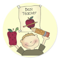 Boy Best Teacher Tshirts and Gifts stickers