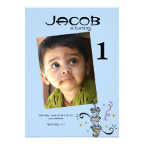 Boy birthday invitation invitations