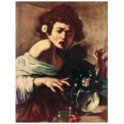 Boy Bitten By A Lizard By Michelangelo Merisi Da