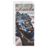 Boy Blowing horn Sculpture Full Color Rack Card