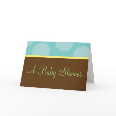 Boy Blue Baby Shower Invitations Greeting Card by gREEDings