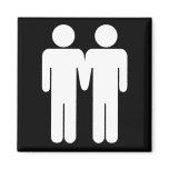 Boy + Boy Black Magnet