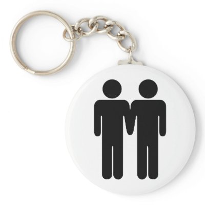 Boy + Boy Keychain by equallyhuman