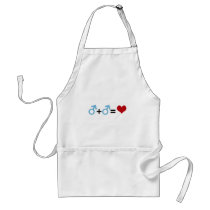 BOY + BOY = LOVE APRON