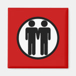 Boy + Boy Red Magnet
