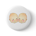 Boy Boy Twins Graphic buttons