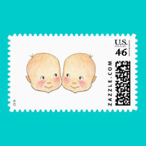 Boy Boy Twins Graphic postage