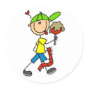 Boy Carnival Goer stickers by stick_figures Boy Carnival Goer stickers