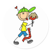 Boy Carnival Goer stickers