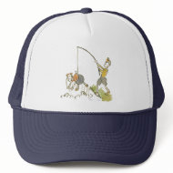 Boy Catching Girl hat