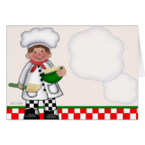 Boy Chef Card by nextstopitaly Boy Chef Card
