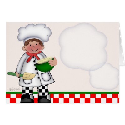 Boy Chef Card by nextstopitaly