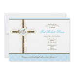 Boy Christening/Baptism Invitation