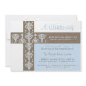 Boy Christening Invitation invitation