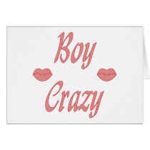 Boy Crazy Lips cards by sayingsentral Boy Crazy Lips cards