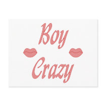 Boy Crazy Lips postcards by sayingsentral Boy Crazy Lips postcards