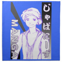 boy drawing manga japan napkin