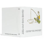 Boy Fishing Vinyl Binder