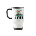 Boy Fishing In Boat Mug by stick_figures Boy Fishing In Boat Mug