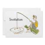 Boy Fishing Personalized Invite