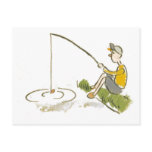 Boy Fishing Post Cards