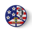 Boy from Illinois Button by elfyboy Boy from Illinois Button