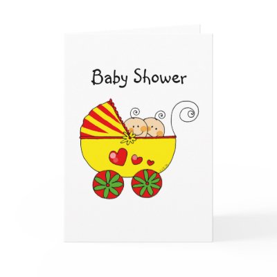 Boy & Girl baby twins Card by jsoh