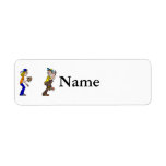 Boy & Girl Catch Custom Return Address Labels