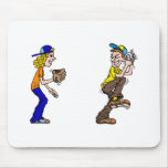 Boy & Girl Catch Mouse Pad