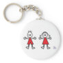 Boy & Girl in Red Keychains