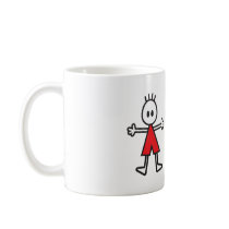 Boy & Girl in Red mugs by planetconnie Boy & Girl in Red mugs