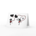 boy + girl = love cards