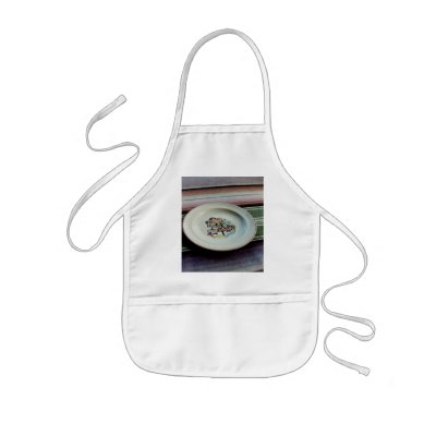 Boy &amp; Girl Riding Merry-Go-Round Apron by danagraves