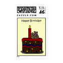 boy-girl twin bears on birthday cake postage by littlemunchkins boy-girl twin bears on birthday cake postage