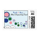 Boy/Girl Twin Stamp