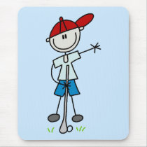 Boy Golfer Tshirts and Gifts Mouse Mats