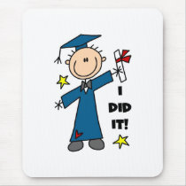 Boy Graduate mousepads