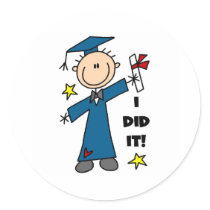 Boy Graduate stickers by stick_figures Boy Graduate stickers