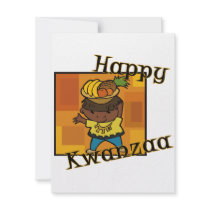 Boy Happy Kwanzaa Invite