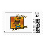 Boy Happy Kwanzaa Postage Stamp