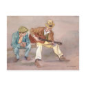 Boy, he can sure play that guitar! postcards
