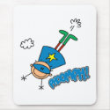 Boy Hero Flying mousepads by stick_figures Boy Hero Flying mousepads