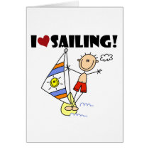 Boy I Love Sailing cards