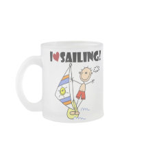 Boy I Love Sailing mugs