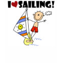 Boy I Love Sailing t-shirts by stick_figures Boy I Love Sailing t-shirts