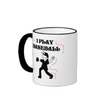 Boy I Play Baseball mugs