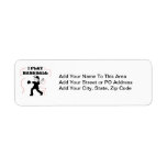 Boy  I Play Baseball Tshirts and Gifts Return Address Labels