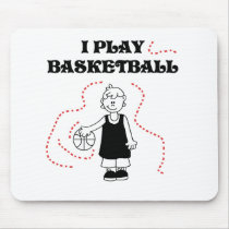 Boy I Play Basketball mousepads