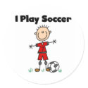 Boy I Play Soccer stickers