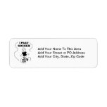 Boy I Play Soccer T-shirts and Gifts Return Address Label
